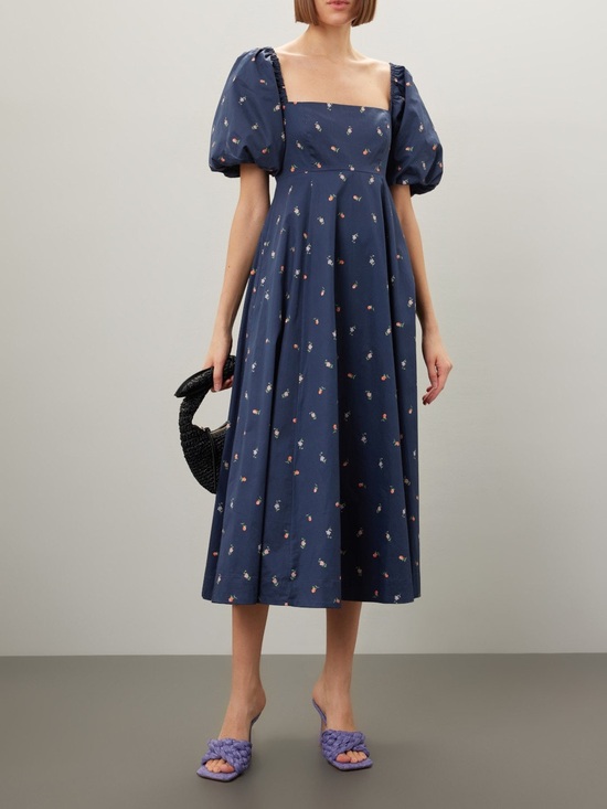 Hill House Dresses & Skirts - Hill House Matilda Dress Blue Floral
